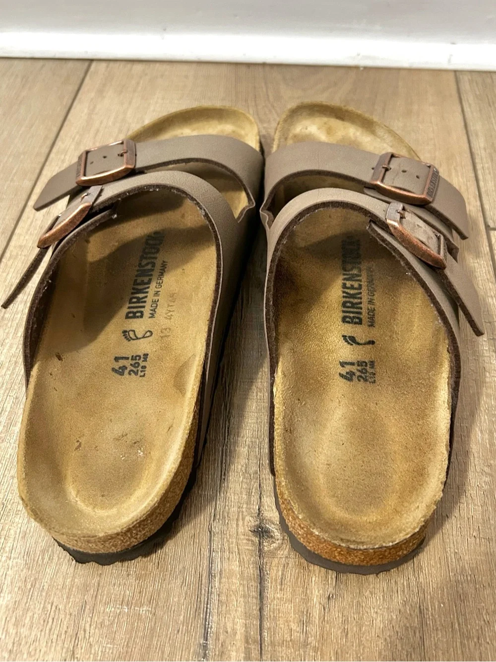 Birkenstock Arizona Mocha Birkibuc Unisex(M8-W10) Brown 41